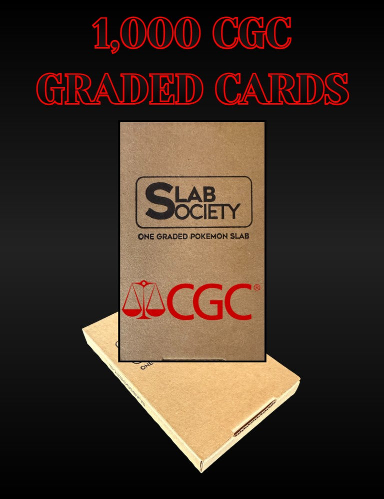 1000 CGC GRADED CARDS – Slab Society