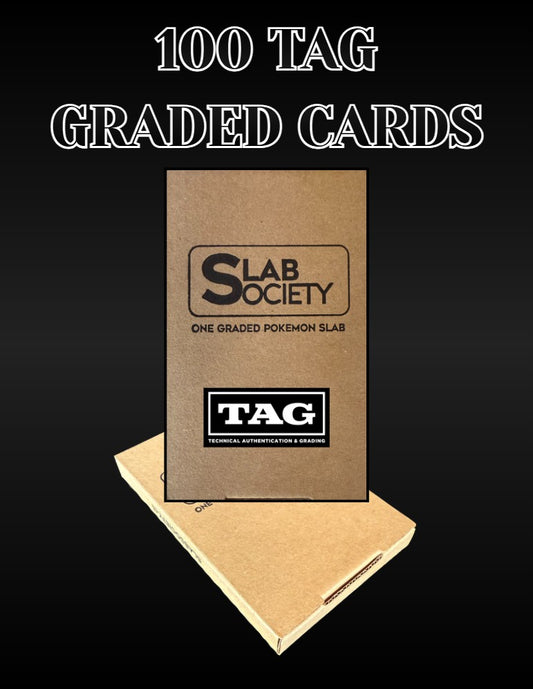 100 TAG GRADED CARDS